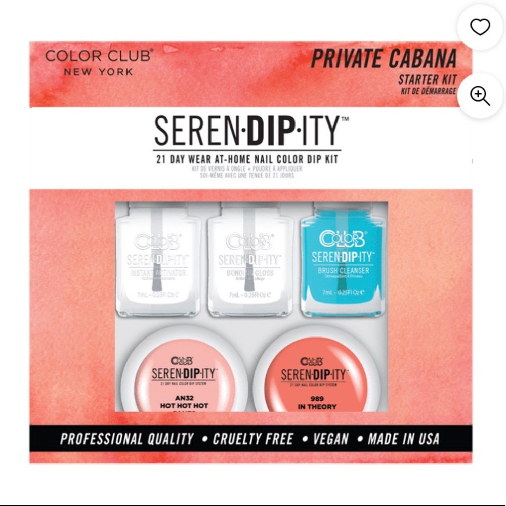 New In Packaging Color Club Serendipity Private Cabana